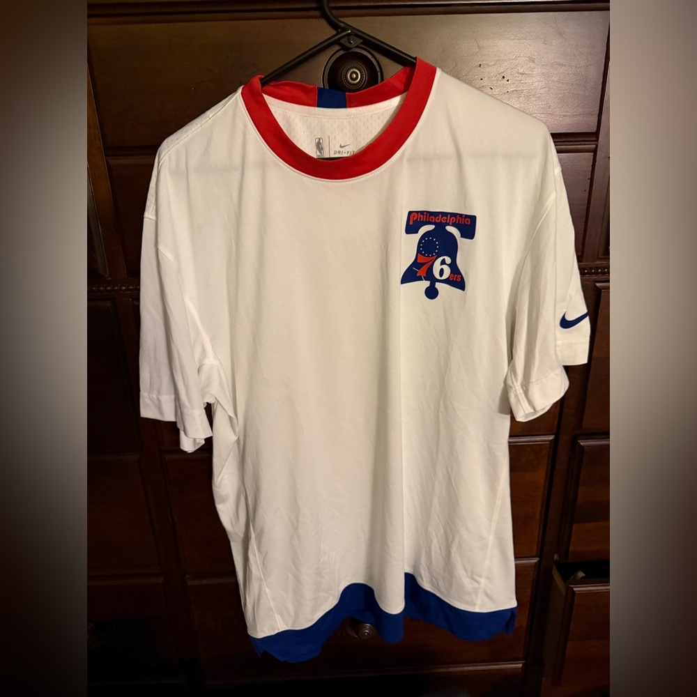Nike White and Red Athletic Jerseys
